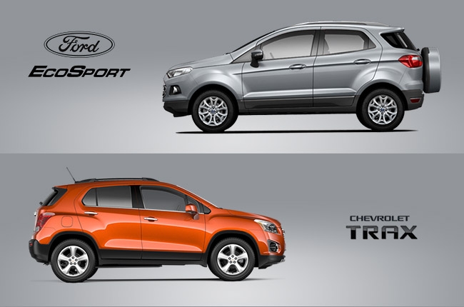 Nên mua SUV 5 chỗ nào: Chevrolet Trax hay Ford Ecosport?